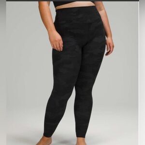 Lululemon Align Legging in Heritage 365Camo Deep Coal Multi Size 16